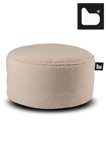 Extreme Lounging Ivory B Pouffe Teddy Indoor Bean Bag (N69297) | £70