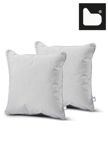 Extreme Lounging Pastle Grey B Cushion Outdoor Garden Twin Pack (N69305) | £40