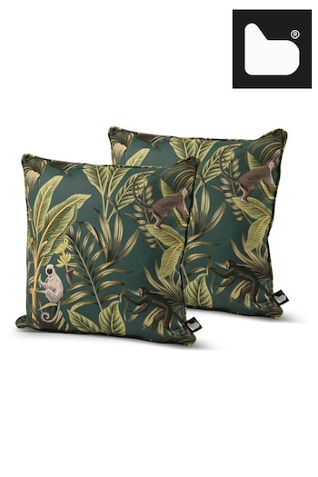 Extreme Lounging Multi B Cushion Outdoor Garden Monkey Twin Pack (N69318) | £40