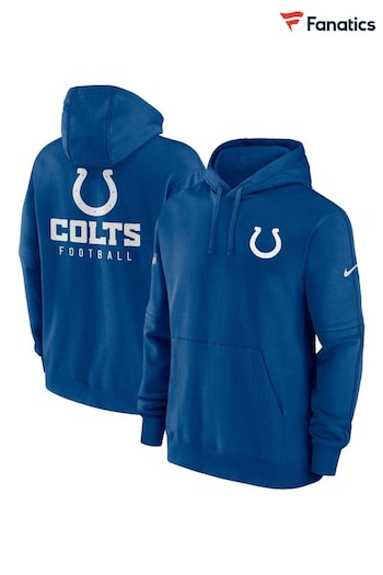 Fanatics Blue Indianapolis Colts Sideline Club Fleece Pullover Hoodie (N69386) | £70