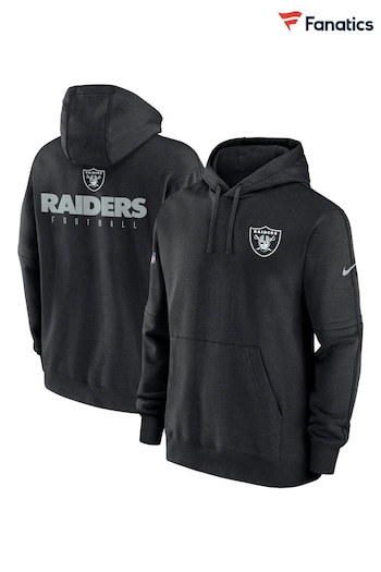 Fanatics Las Vegas Raiders Sideline Club Black Fleece Pullover Hoodie (N69403) | £70