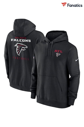 Fanatics Atlanta Falcons Sideline Club Black Fleece Pullover Hoodie (N69448) | £70