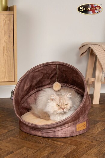 Scruffs Chocolate Kensington Cat Bed (N69508) | £50