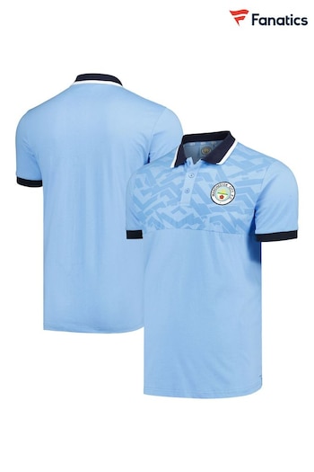 Fanatics Blue Manchester City 1992 Archive Polo Shirt (N69632) | £35