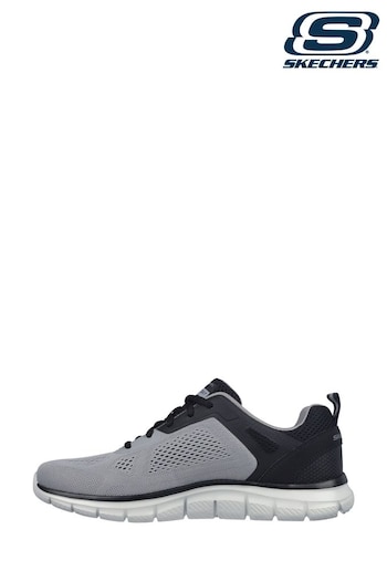 skechers overall Grey Track Broader Trainers (N69648) | £59