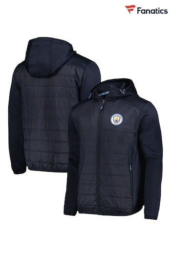 Fanatics Manchester City Hybrid Black Hoodies (N69658) | £75