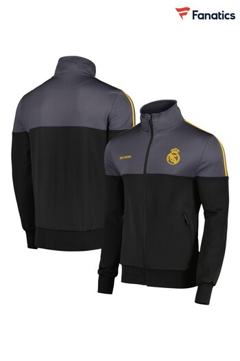 Fanatics Grey Real Madrid Track Jacket (N69672) | £65