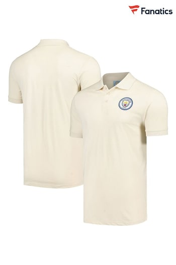 Fanatics Manchester City White Polo Shirt (N69685) | £28