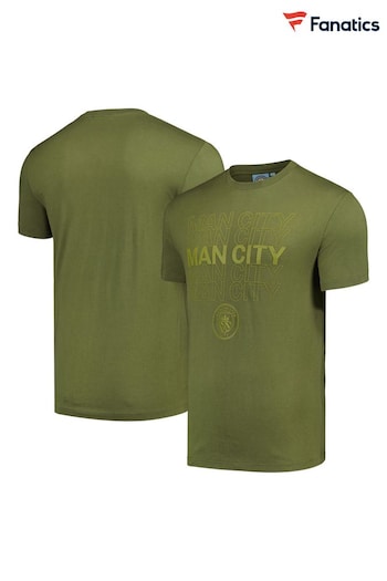 Fanatics Green Manchester City Graphic T-Shirt (N69687) | £20