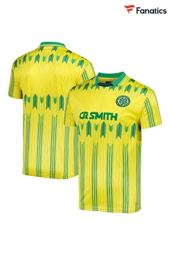Fanatics Yellow Celtic 1989-91 Away Shirt (N69716) | £45