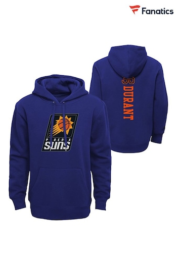 Fanatics Blue NBA Phoenix Suns Kevin Durant Name & Number Hoodie (N69769) | £58