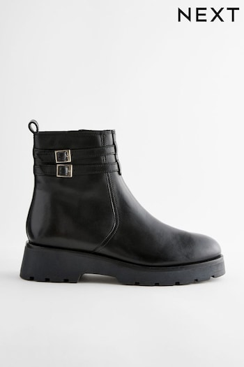 Black Regular/Wide Fit Forever Comfort® Chelsea Buckle Ankle boots entre (N69859) | £65