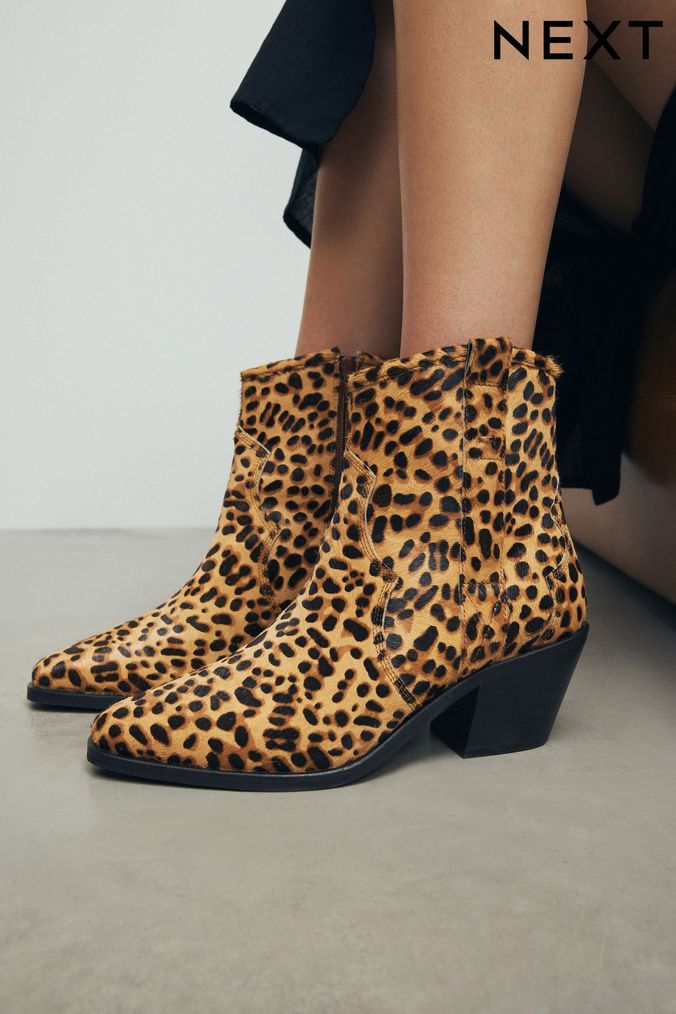 Women s Animal Print Boots Snake Leopard Print Next
