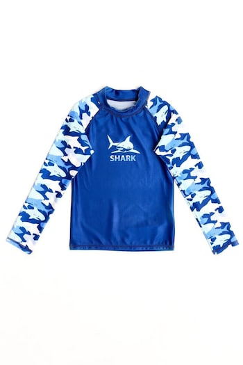 Soliswim Blue Rash Guard T-Shirt (N70080) | £25 - £27