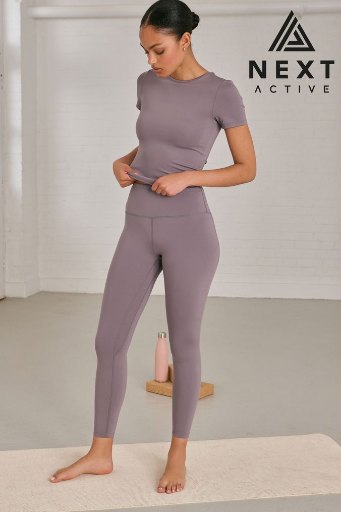 Women s Grey Sports Leggings Grey Gym Leggings Next UK