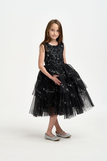 iAMe Black Party Dress (N70095) | £85 - £95