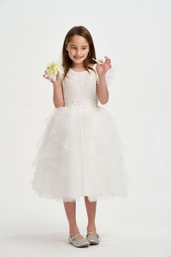 iAMe White Party Dress (N70102) | £85 - £95