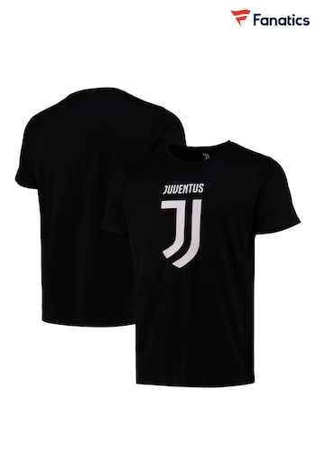 Fanatics Juventus Crest Black T-Shirt (N70168) | £20