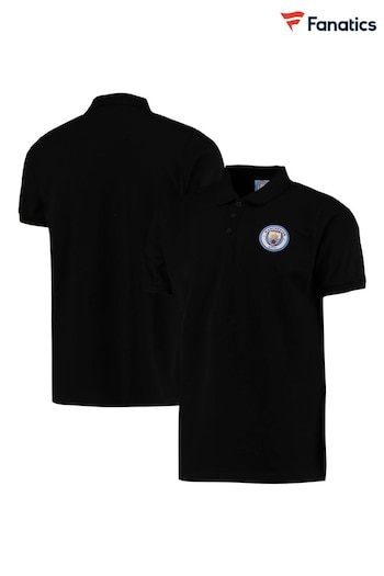 Fanatics Manchester City Black Polo Shirt (N70176) | £25