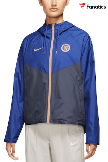 Fanatics Blue Chelsea WR Woven Hooded Jacket (N70270) | £100