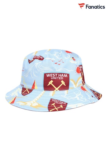 Fanatics Blue West Ham United Hawaiian Reversible Bucket Hat (N70275) | £20