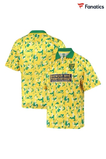Fanatics Yellow Norwich City 1993 Shirt (N70288) | £45