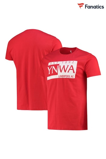 Fanatics Red Liverpool YNWA T-Shirt (N70354) | £20