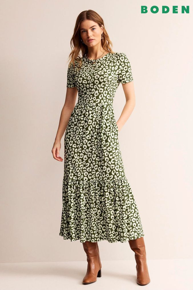 Boden animal top print dress