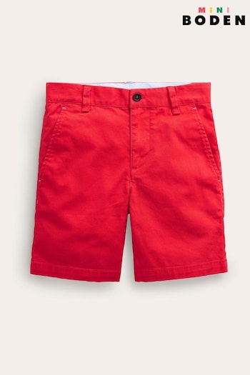 Boden Red Classic Chino Shorts (N70428) | £23 - £27