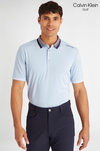 Calvin Klein Golf Light Blue Parramore Polo Shirt (N70455) | £45
