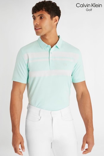 Calvin Klein Golf Mint Blue Fort Jackson Polo Shirt (N70493) | £50
