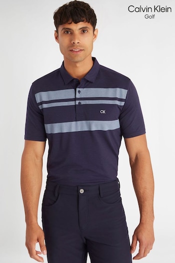 Calvin Klein Golf Blue Fort Jackson Polo Shirt (N70504) | £50