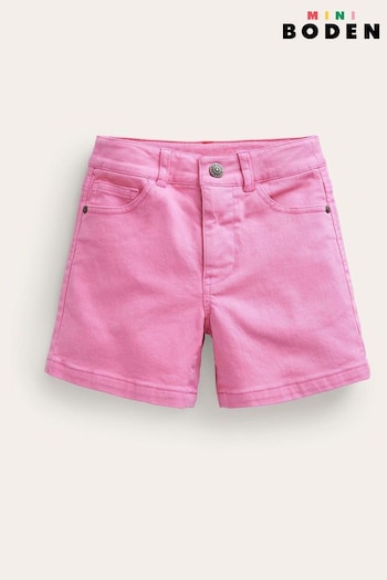 Boden Pink Denim Schmale Shorts (N70570) | £25 - £29