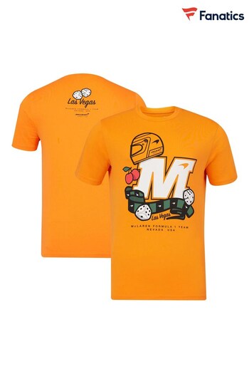 Fanatics Orange McLaren Las Vegas Special Edition T-Shirt (N70597) | £33
