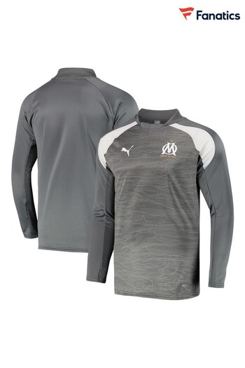 Fanatics Grey Olympique de Marseille Pre Match Sweatshirt (N70731) | £65