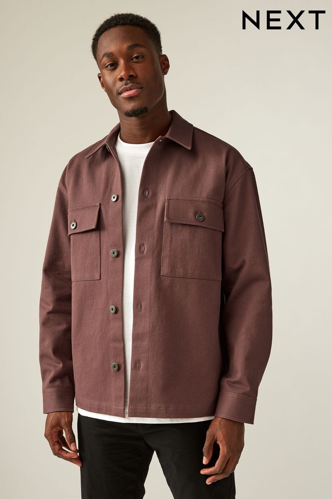Next mens overshirt deals