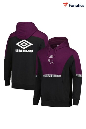 Fanatics Red Derby County Umbro Sport Style Club Hoodie (N70757) | £70
