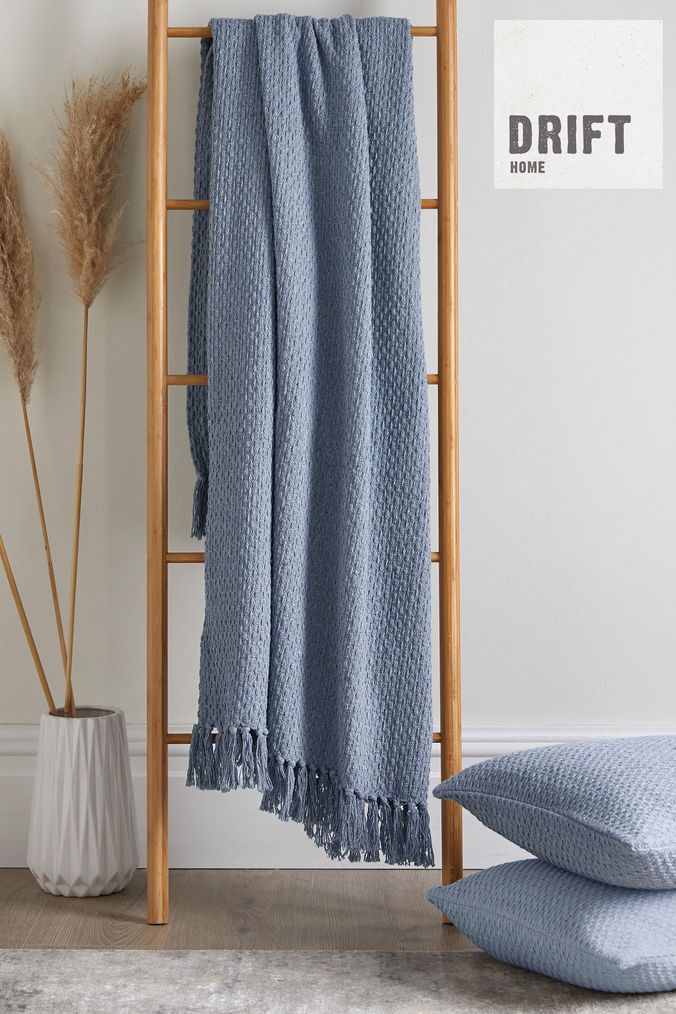 Blue Throws Navy Duck Egg Blue Throws Next UK