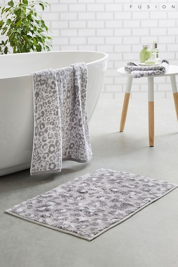 Fusion Grey Animal Print Anti-Slip Bath Mat (N70973) | £25