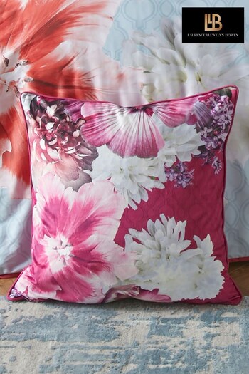 Laurence Llewelyn-Bowen Pink Mayfair Lady Luxe Velvet Filled Cushion (N70974) | £16