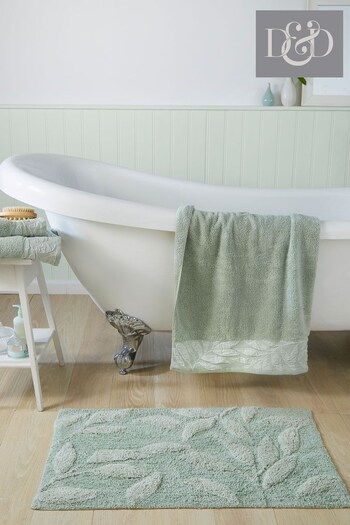 D&D SteelSage Lacie 100% Cotton Zero Twist Bath Towel (N70986) | £18 - £27