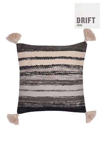 Drift Home Black Grayson Outdoor Filled Cushion (N71002) | £16