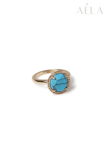 Aela Real Stone Ring (N71017) | £10
