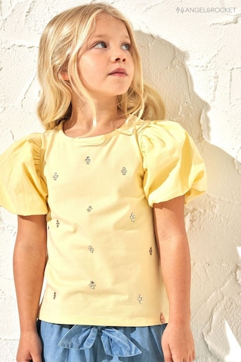 Angel & Rocket Renata Puff Sleeve T-Shirt (N71057) | £16 - £20