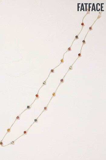 FatFace Gold Ceramic Bead Glasses Chain (N71158) | £20