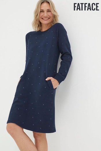 FatFace Blue Georgia Sweat Dress (N71160) | £59