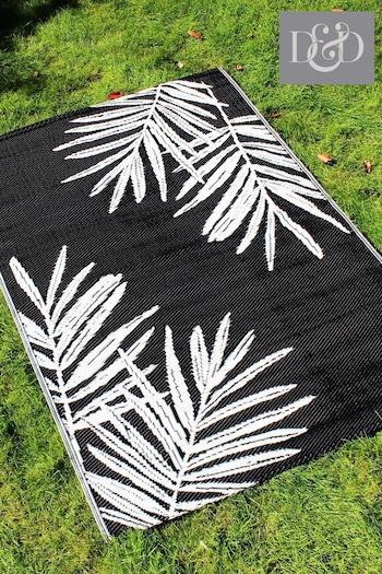 D&D Black Tahiti UV Resistant Outdoor Rug (N71238) | £18