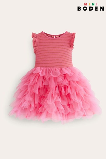 Boden Pink Petal Skirt Tulle Dress (N71343) | £49 - £55