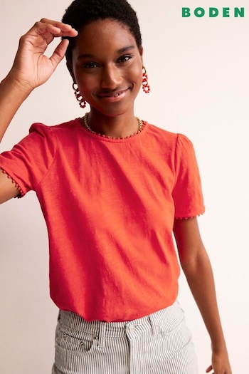 Boden Red Ali Jersey Blouses (N71358) | £35