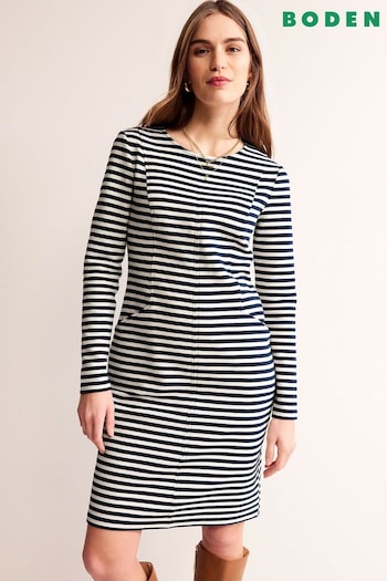 Boden Blue Ellen Ottoman Dress (N71378) | £75